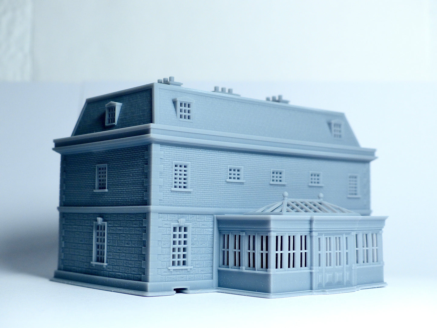 N scale Georgian style big house - 1:160 for Diorama modeling kit - Building#10