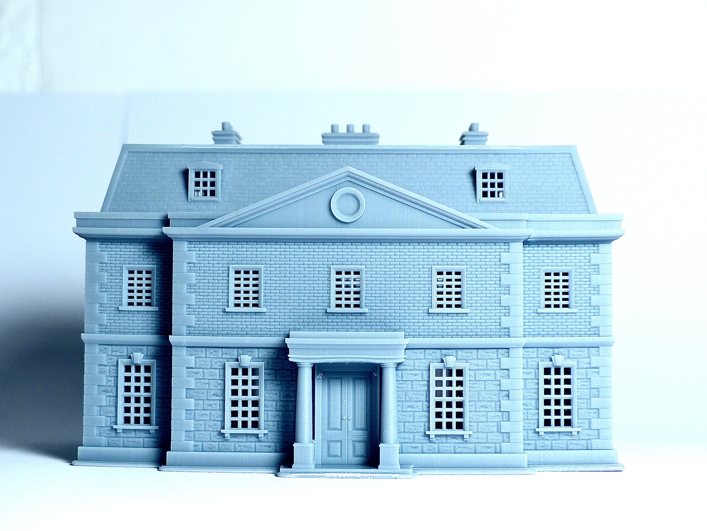 N scale Georgian style big house - 1:160 for Diorama modeling kit - Building#10