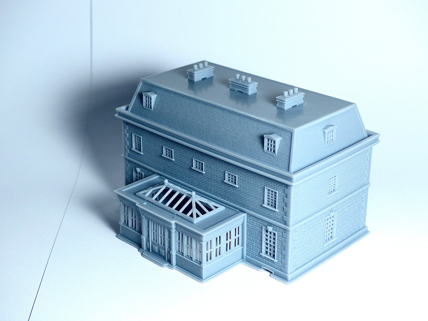 N scale Georgian style big house - 1:160 for Diorama modeling kit - Building#10