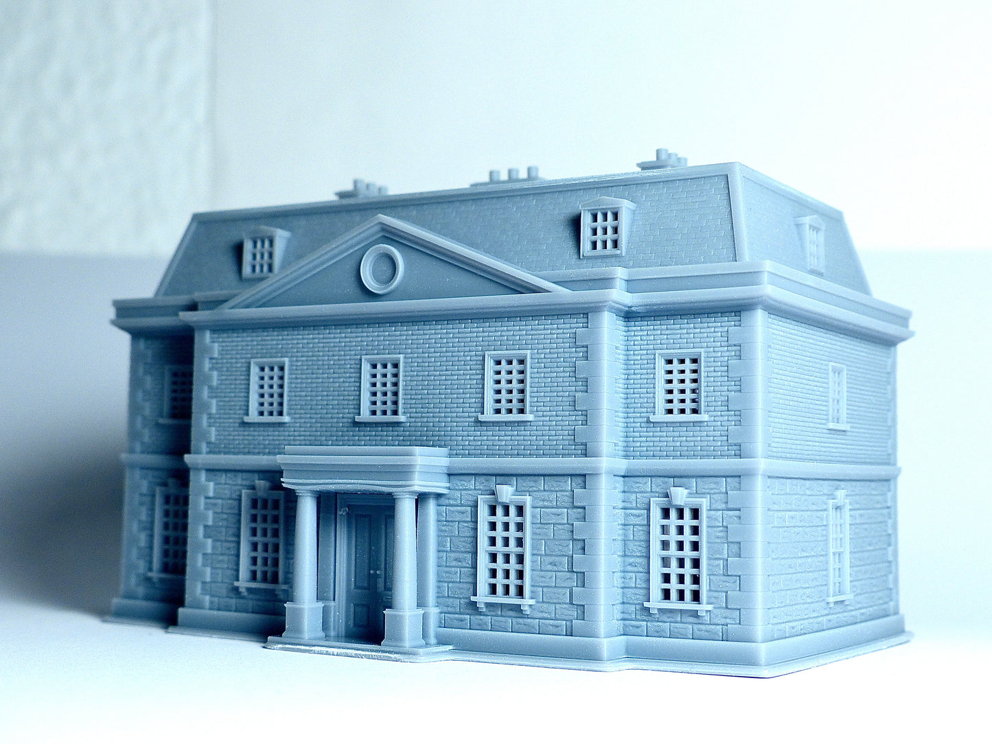 N scale Georgian style big house - 1:160 for Diorama modeling kit - Building#10