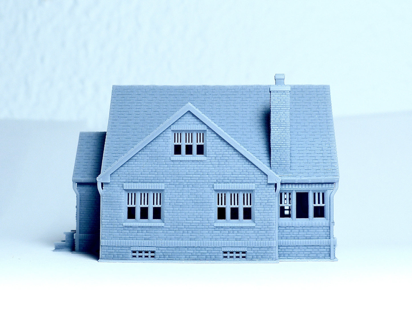 N scale Brick Cottage - 1:160 for Diorama modeling kit - Building#30