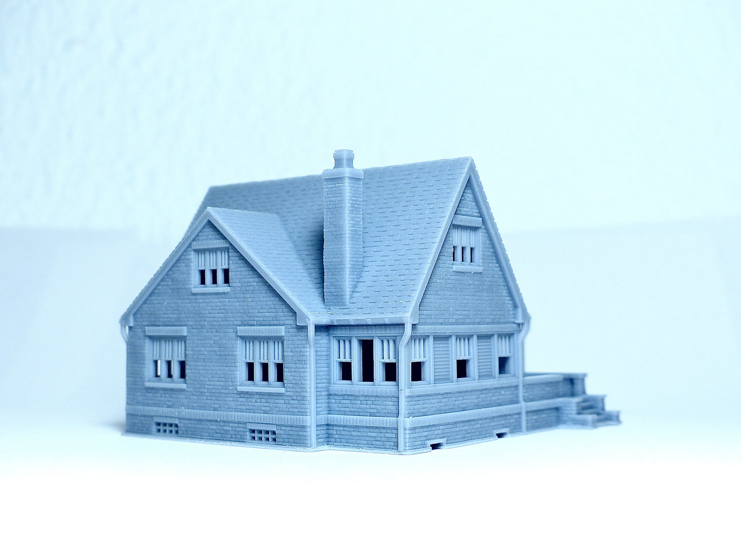 N scale Brick Cottage - 1:160 for Diorama modeling kit - Building#30