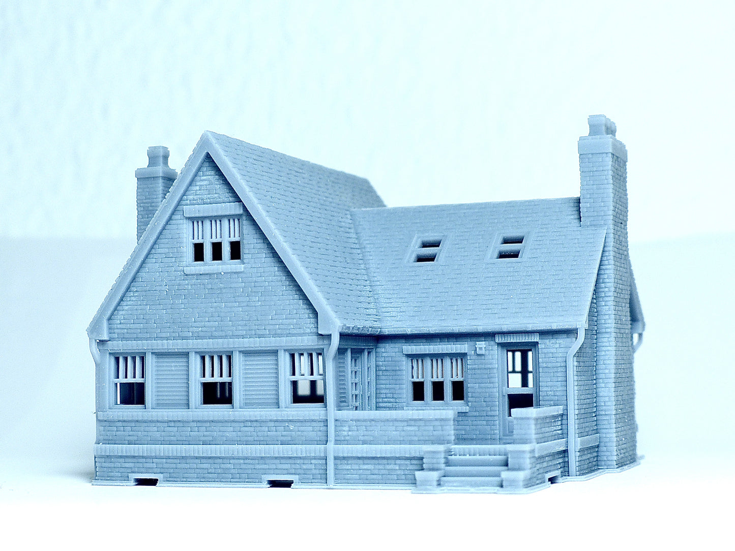 N scale Brick Cottage - 1:160 for Diorama modeling kit - Building#30