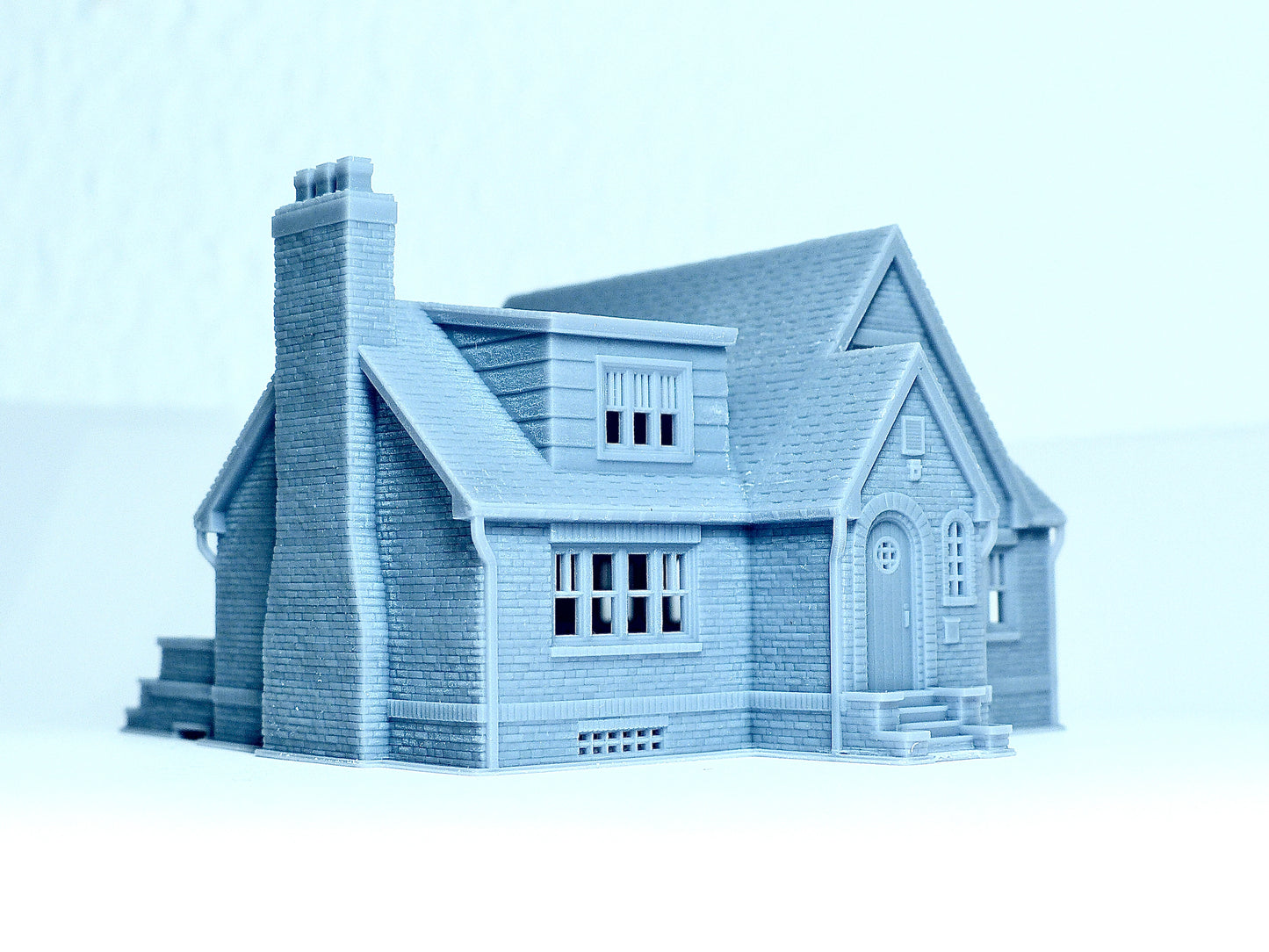 N scale Brick Cottage - 1:160 for Diorama modeling kit - Building#30