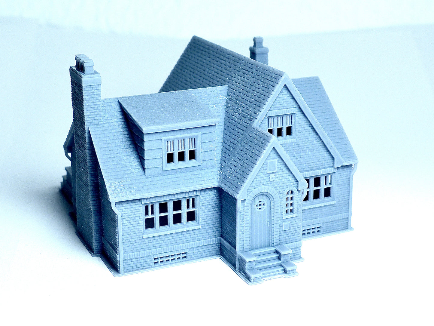 N scale Brick Cottage - 1:160 for Diorama modeling kit - Building#30