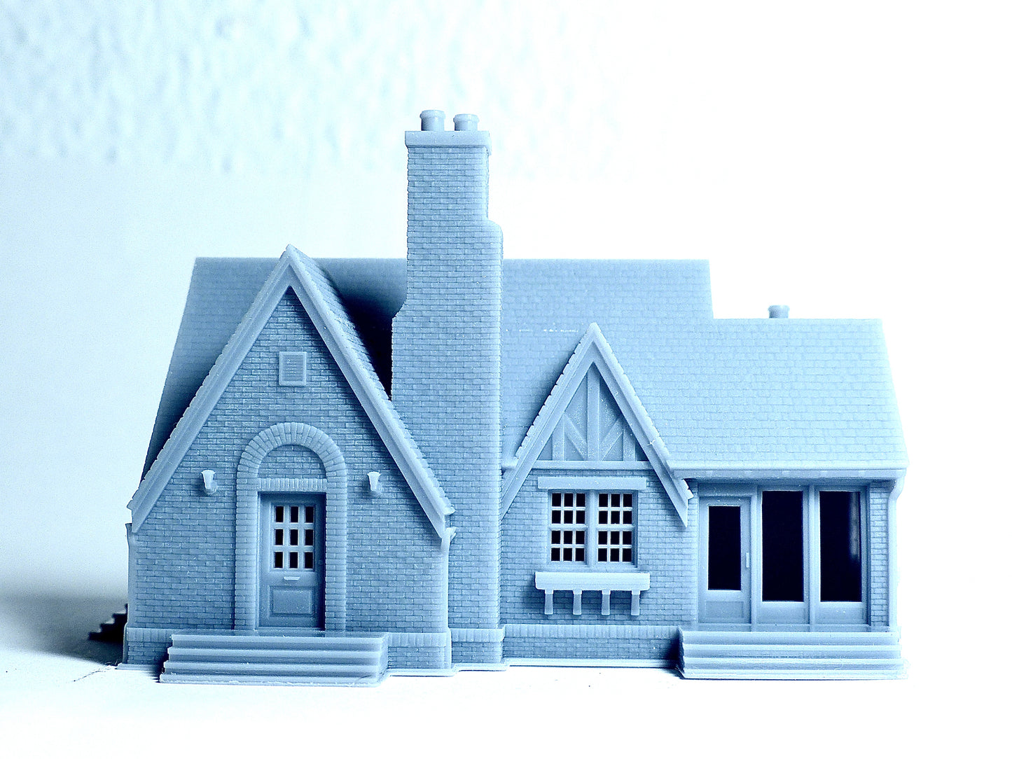 N scale Brick cottage - 1:160 for Diorama modeling kit - Building#30B