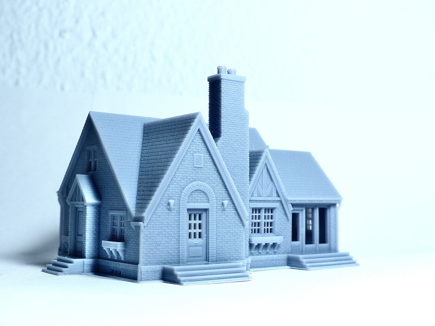 N scale Brick cottage - 1:160 for Diorama modeling kit - Building#30B