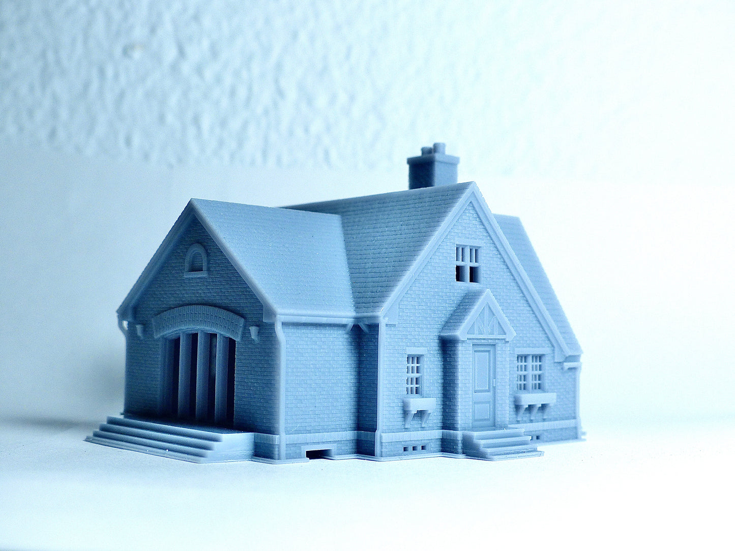 N scale Brick cottage - 1:160 for Diorama modeling kit - Building#30B