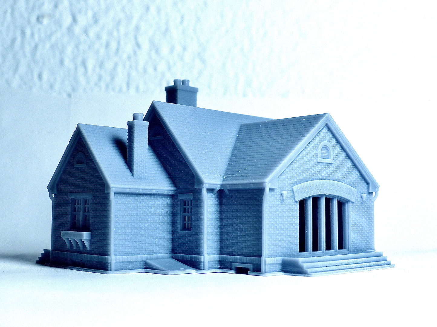 N scale Brick cottage - 1:160 for Diorama modeling kit - Building#30B