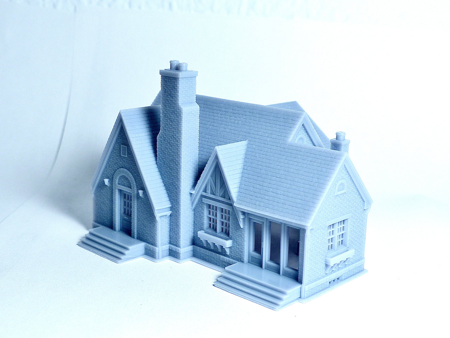 N scale Brick cottage - 1:160 for Diorama modeling kit - Building#30B