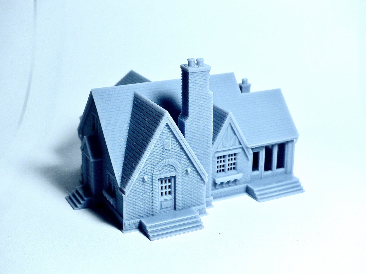 N scale Brick cottage - 1:160 for Diorama modeling kit - Building#30B