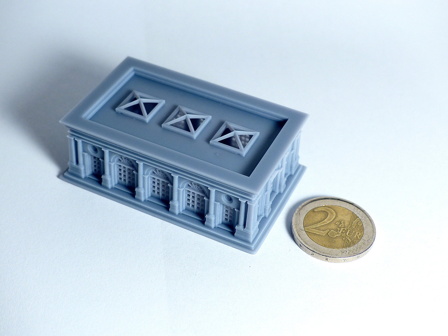 Z scale Pavilion building - 1:220 for Diorama modeling kit - Building#16