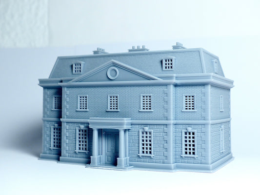 N scale Georgian style big house - 1:160 for Diorama modeling kit - Building#10