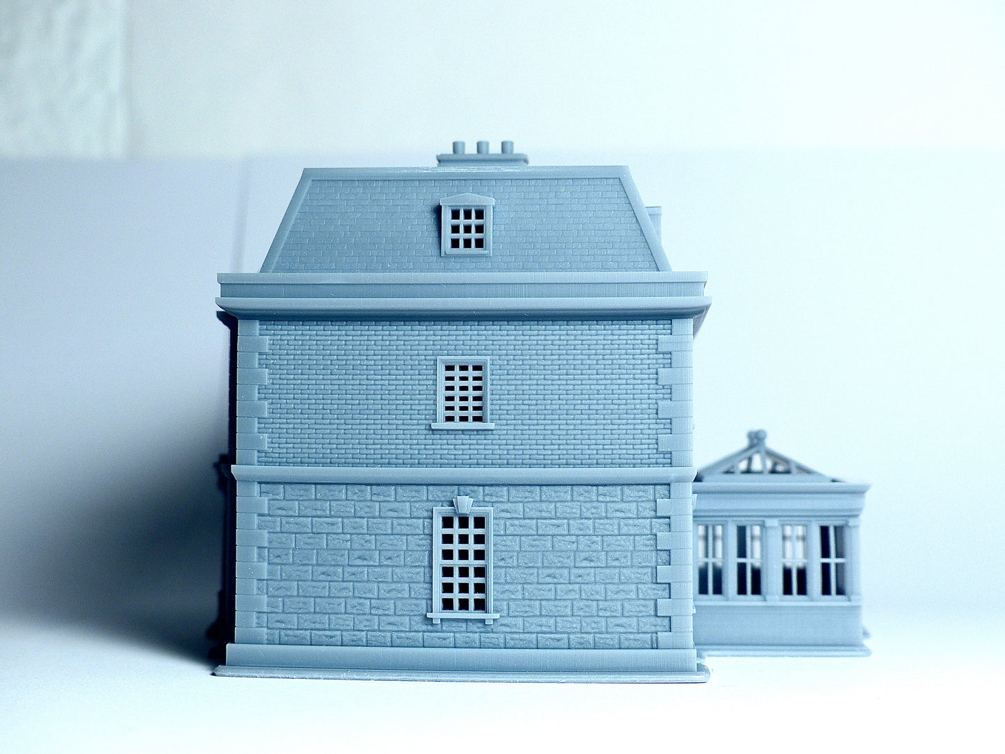 N scale Georgian style big house - 1:160 for Diorama modeling kit - Building#10