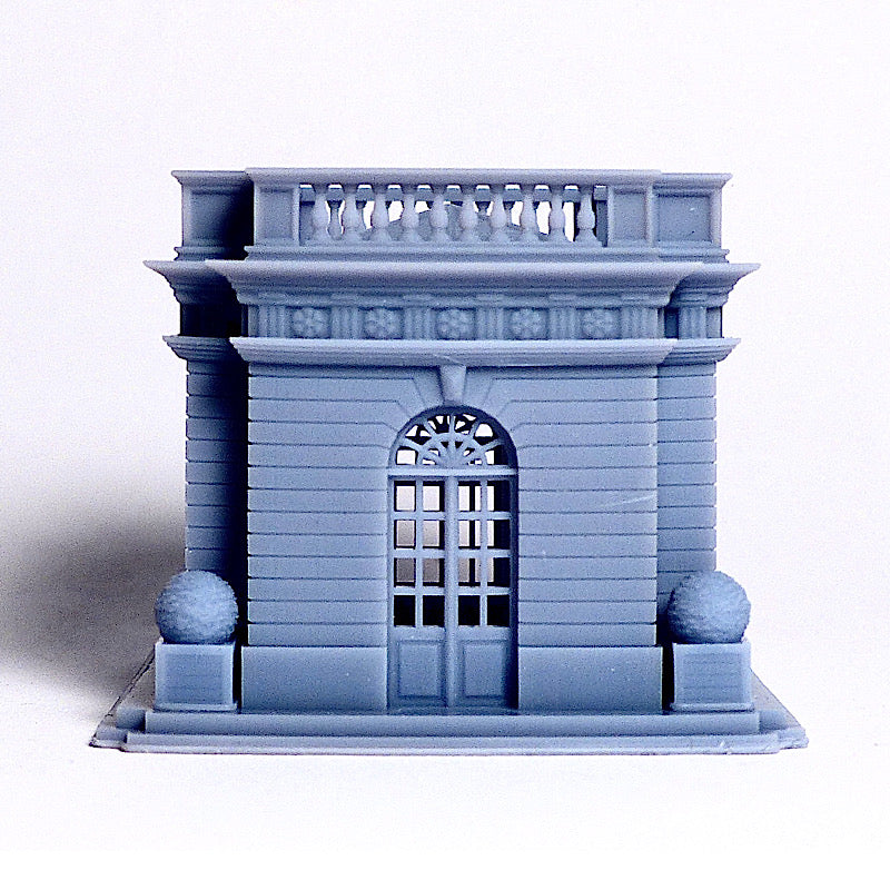 N scale Garden folly building - 1:160 for Diorama modeling kit - Building#24B