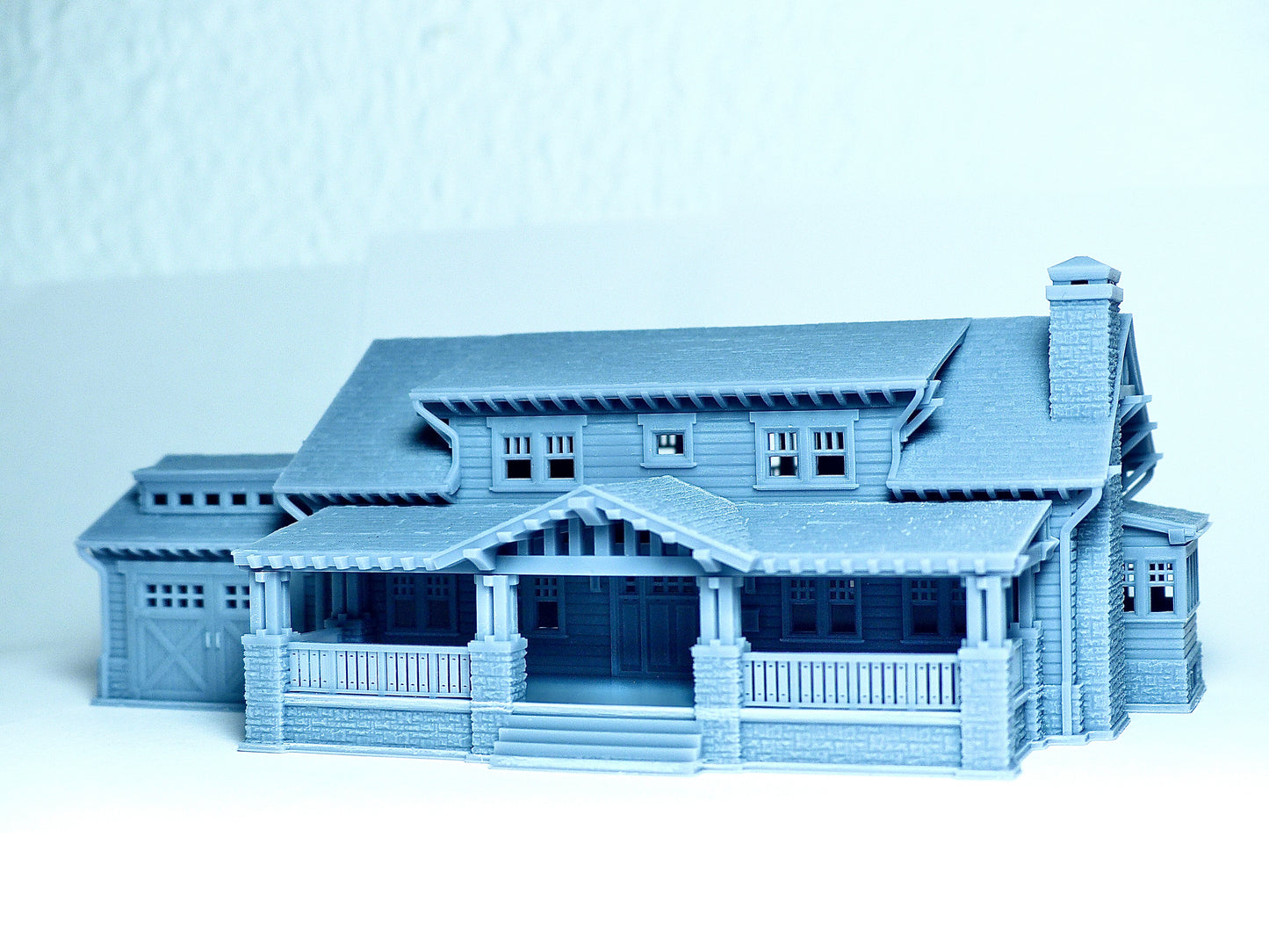 N scale Craftsman style big Chalet - 1:160 for Diorama modeling kit - Building#27G