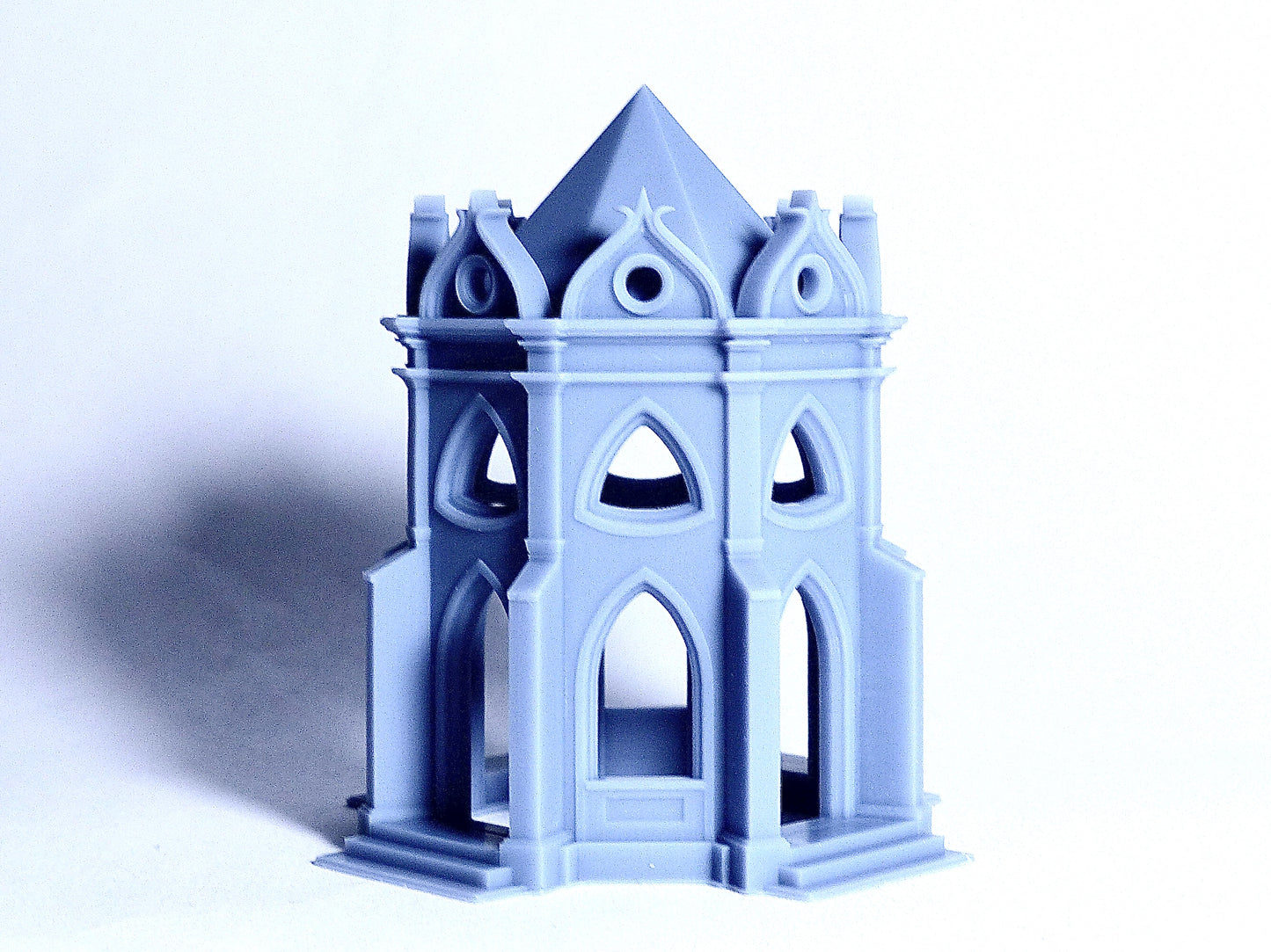 N scale Gothic style temple-like pavilion - 1:160 for diorama modeling kit - Building#17D