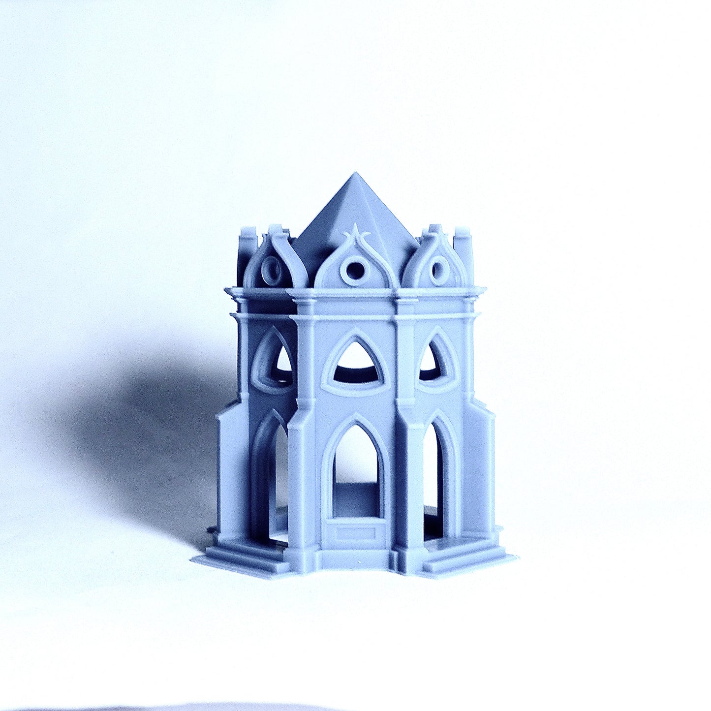 N scale Gothic style temple-like pavilion - 1:160 for diorama modeling kit - Building#17D