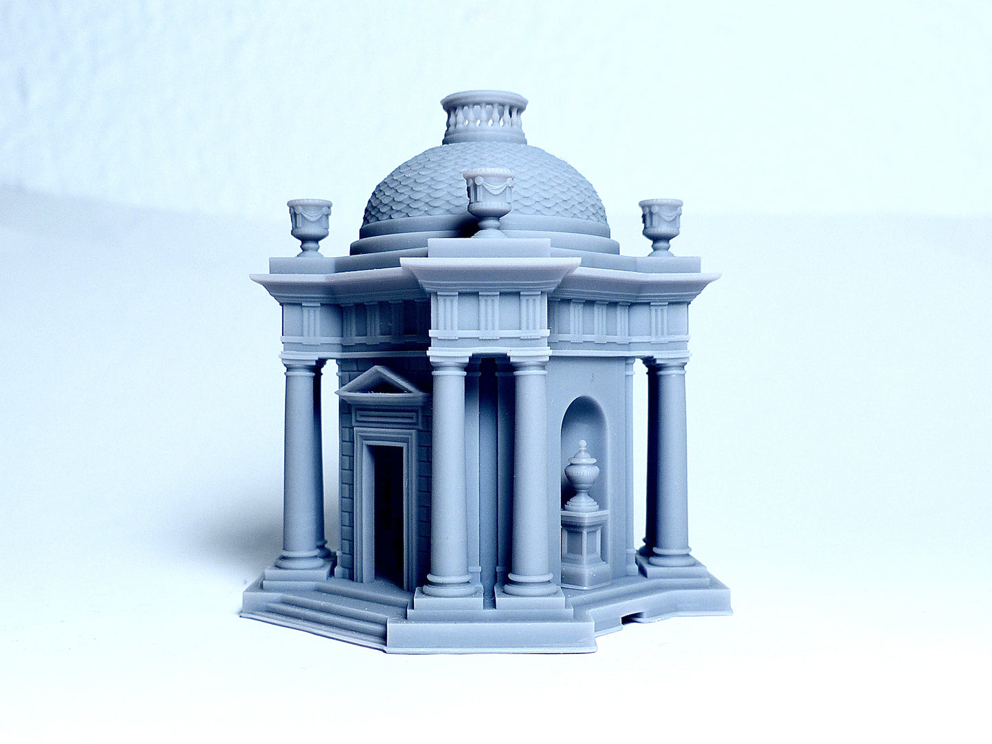 N Scale European Pavilion with interior structure – Diorama modeling kit (1:160) - Building#17E