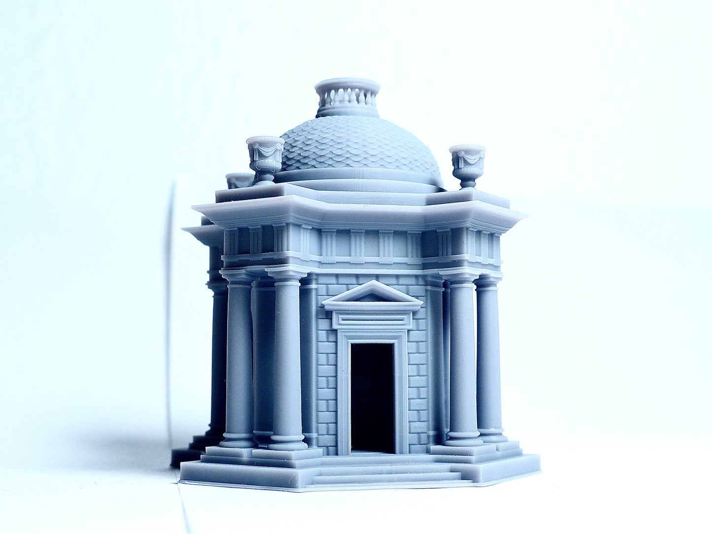 N Scale European Pavilion with interior structure – Diorama modeling kit (1:160) - Building#17E