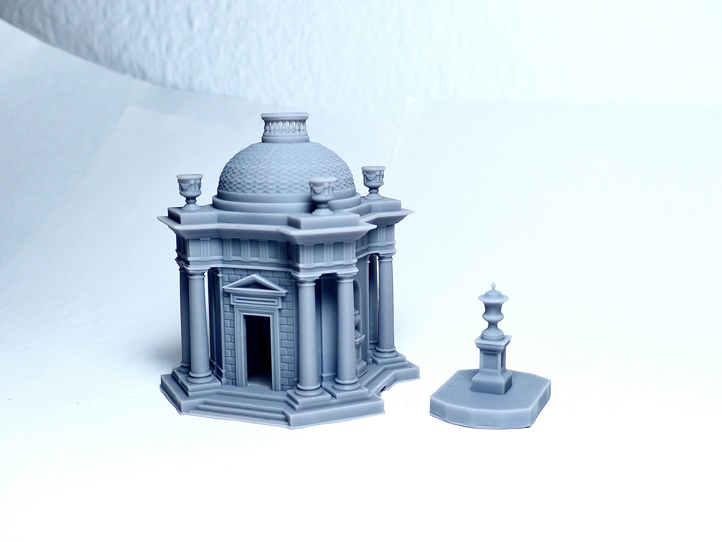 N Scale European Pavilion with interior structure – Diorama modeling kit (1:160) - Building#17E