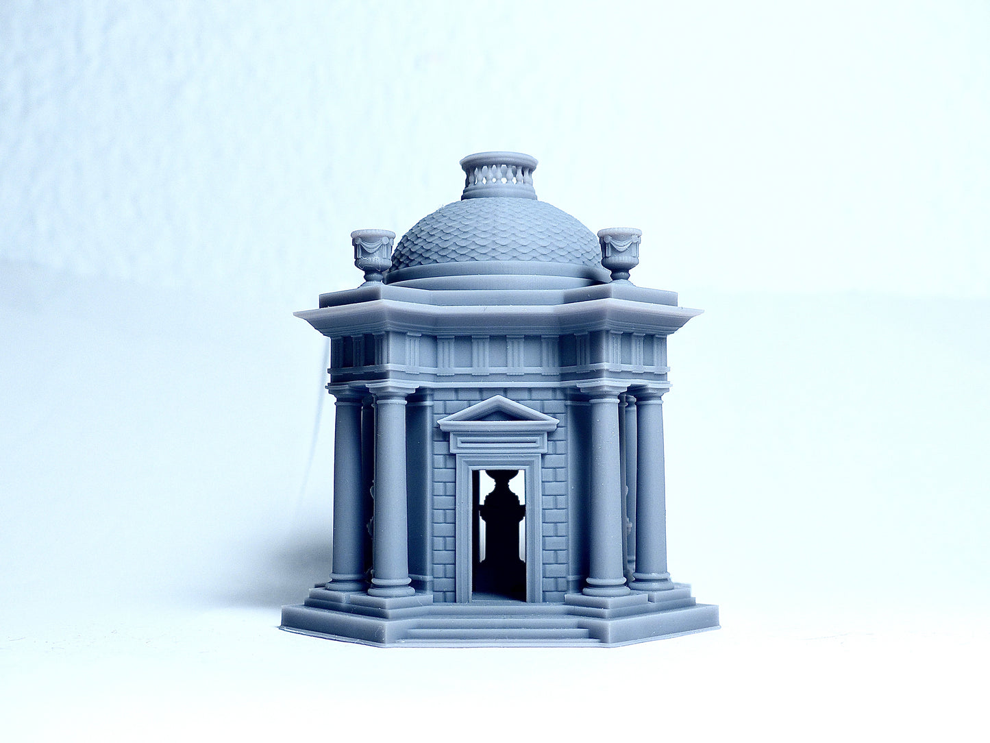 N Scale European Pavilion with interior structure – Diorama modeling kit (1:160) - Building#17E