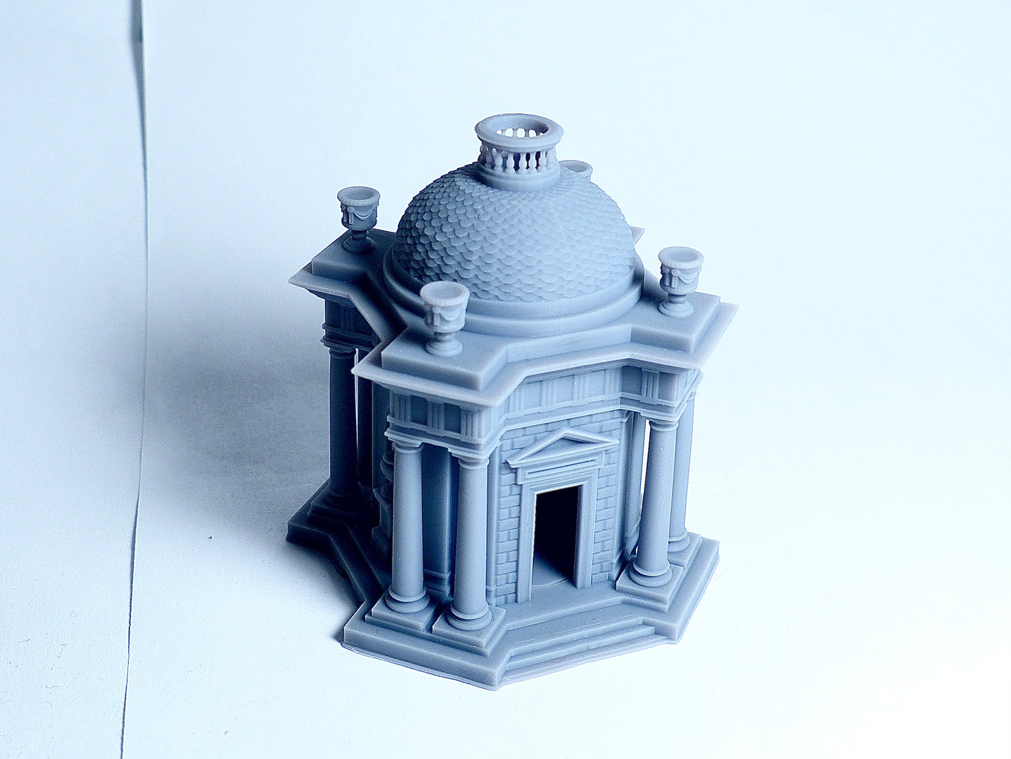 N Scale European Pavilion with interior structure – Diorama modeling kit (1:160) - Building#17E