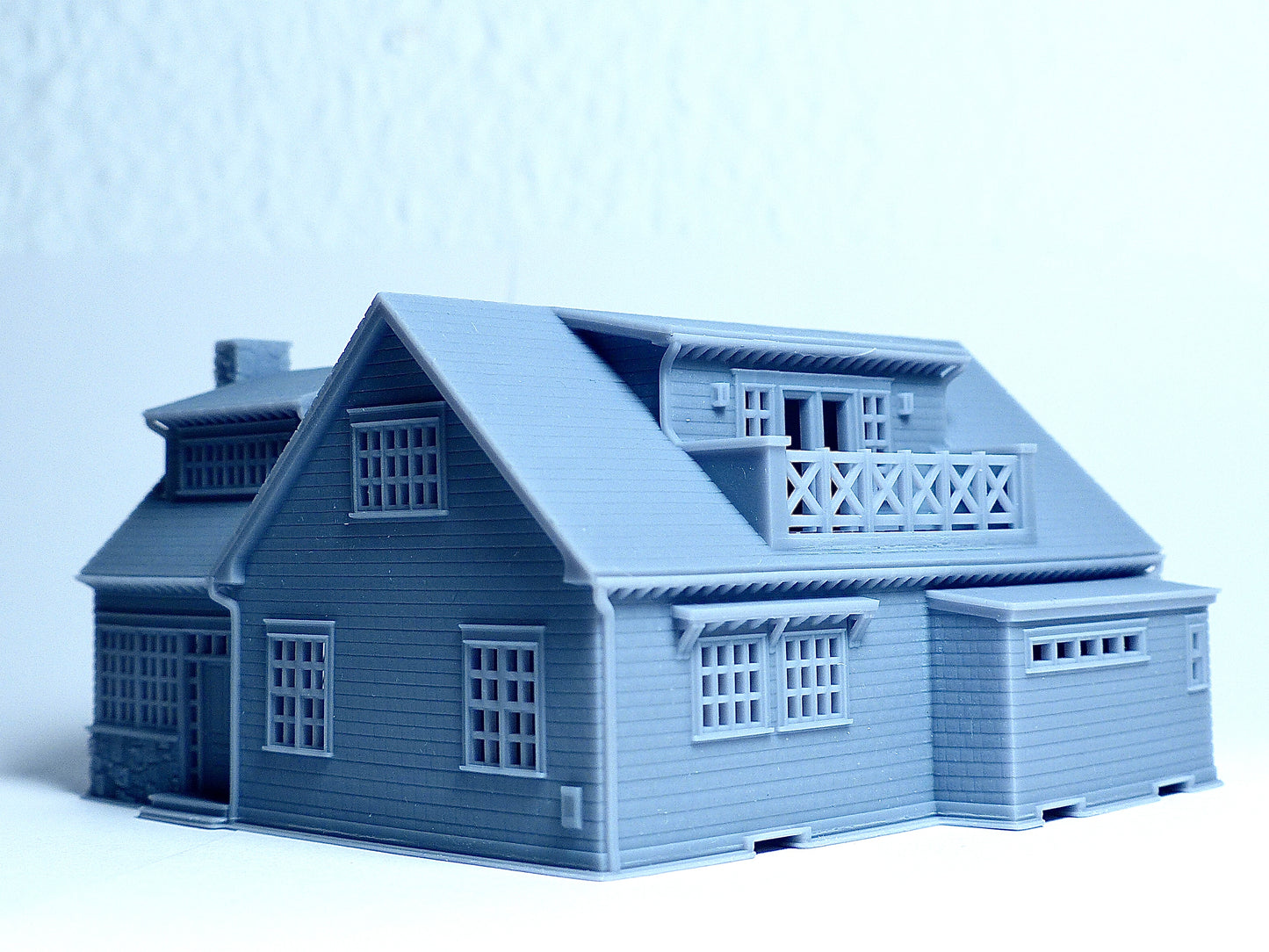 N scale Craftsman style house - 1:160 for Diorama Modeling Kit - Building#27C