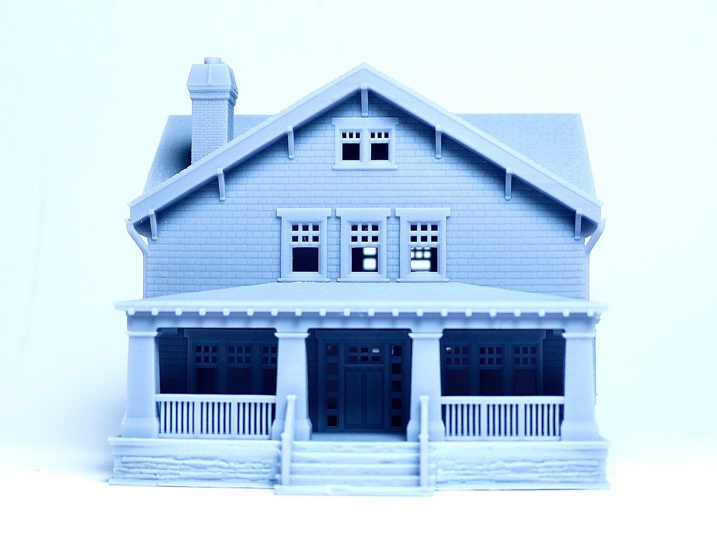 N scale Craftsman style big house - 1:160 for Diorama modeling kit - Building#27D