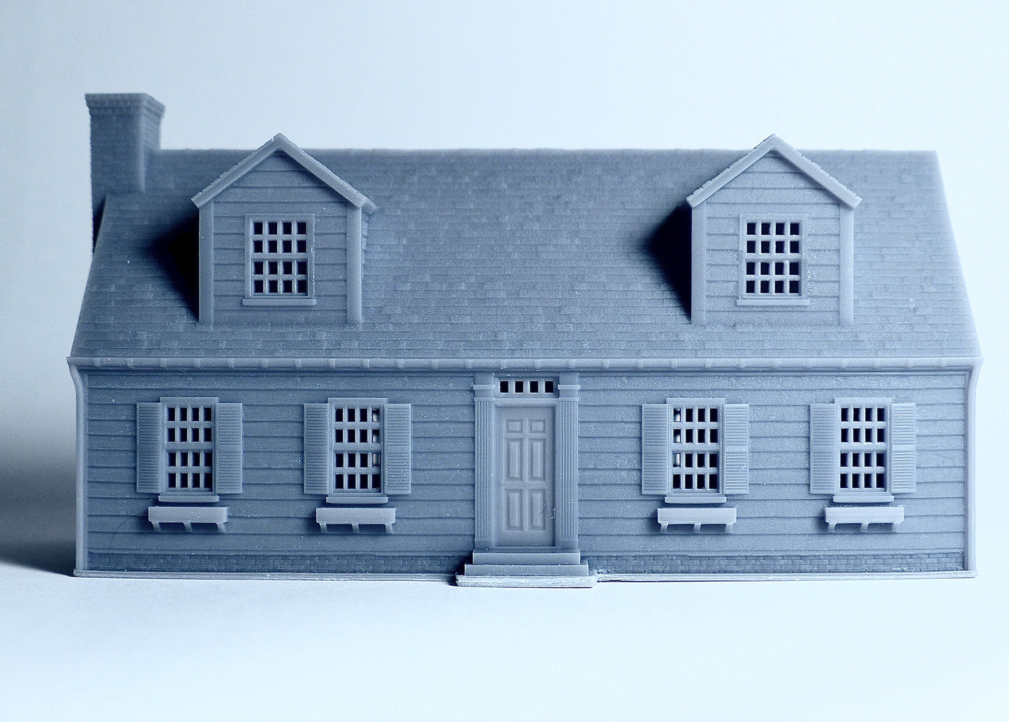 N scale Cape Cod style house - 1:160 for Diorama modeling kit - Building#28