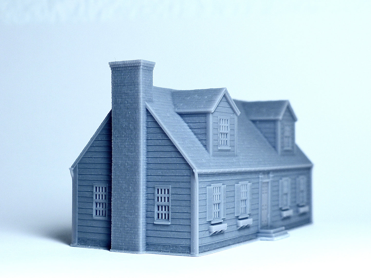N scale Cape Cod style house - 1:160 for Diorama modeling kit - Building#28