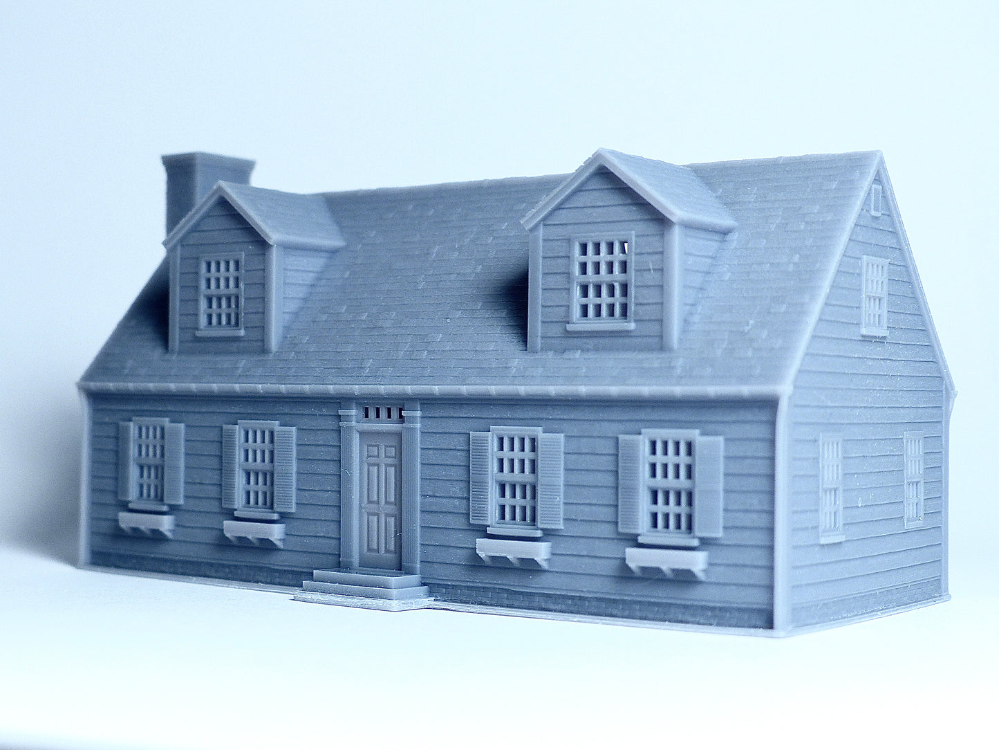 N scale Cape Cod style house - 1:160 for Diorama modeling kit - Building#28