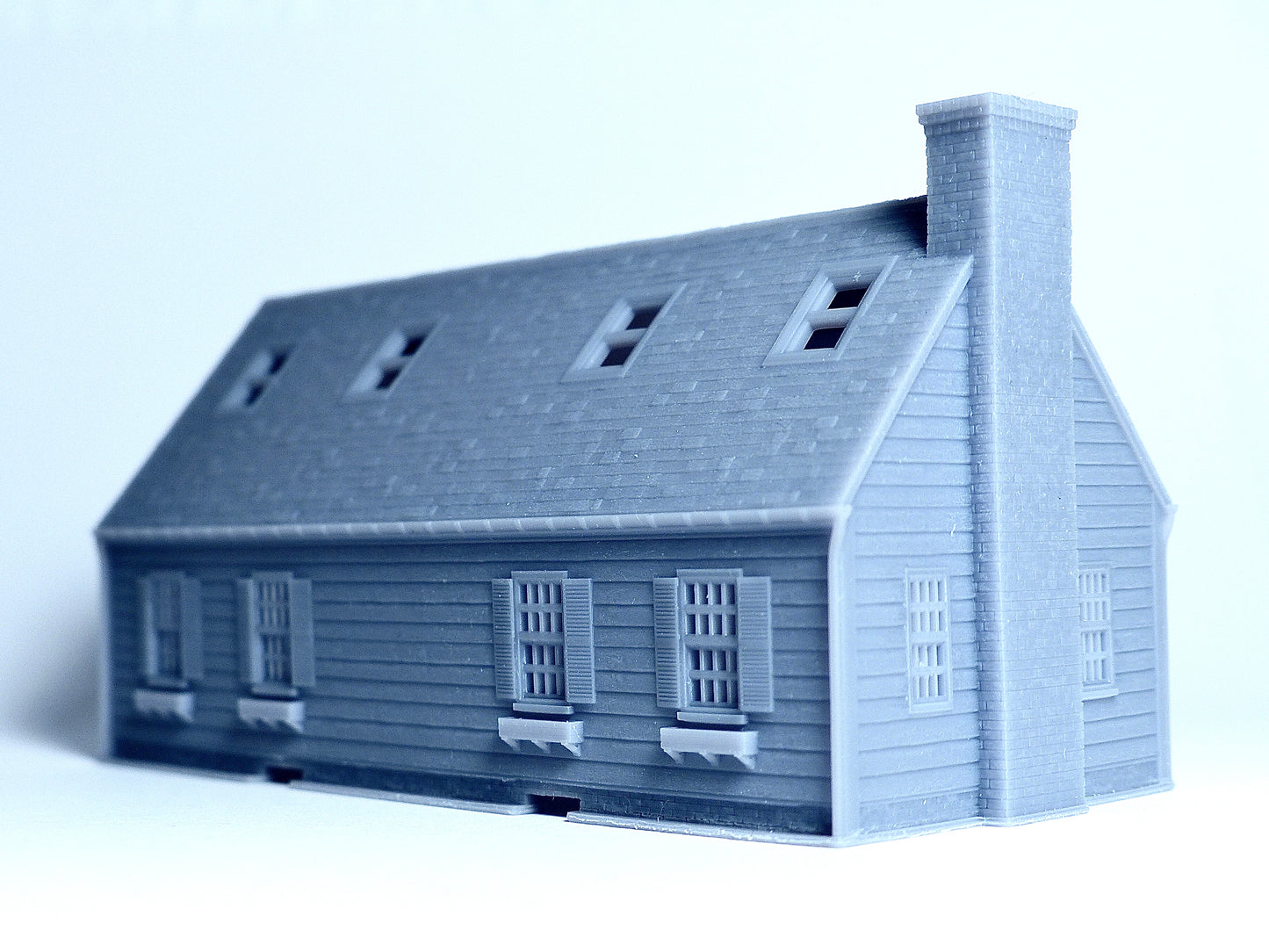 N scale Cape Cod style house - 1:160 for Diorama modeling kit - Building#28