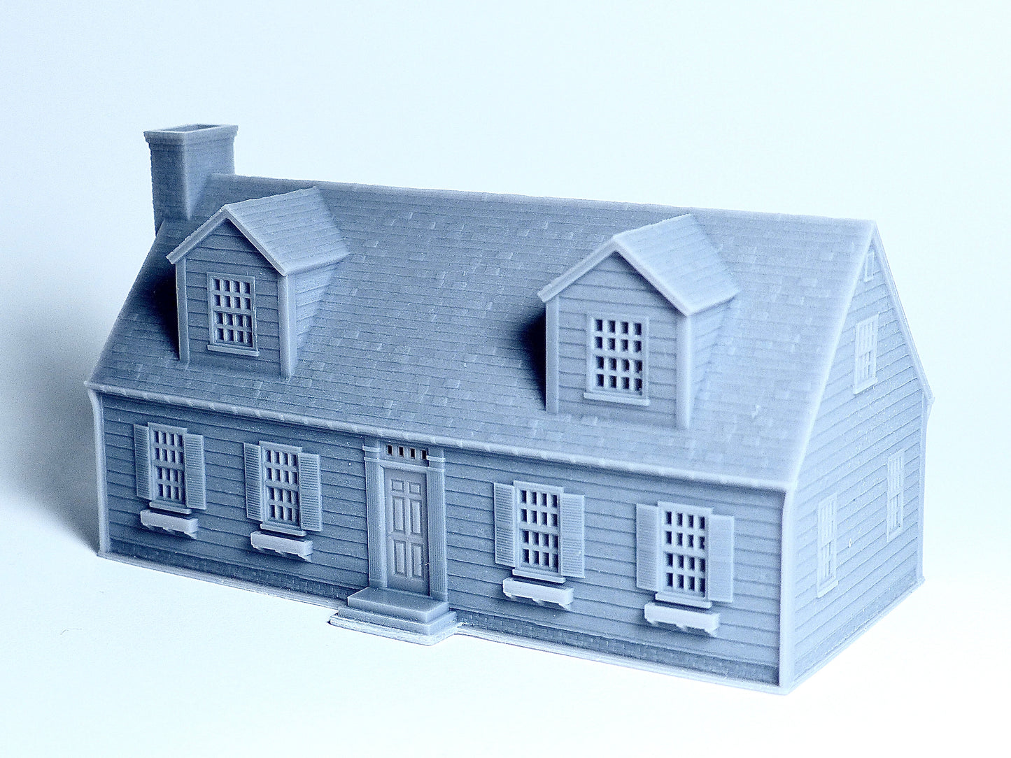 N scale Cape Cod style house - 1:160 for Diorama modeling kit - Building#28