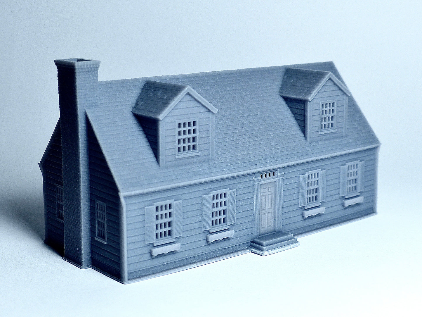 N scale Cape Cod style house - 1:160 for Diorama modeling kit - Building#28