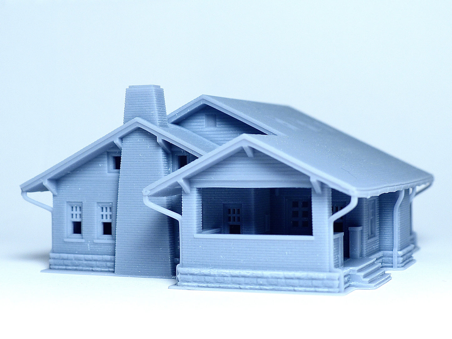 N scale Brick structure Farmhouse - 1:160 for Diorama modeling kit - Building#27F