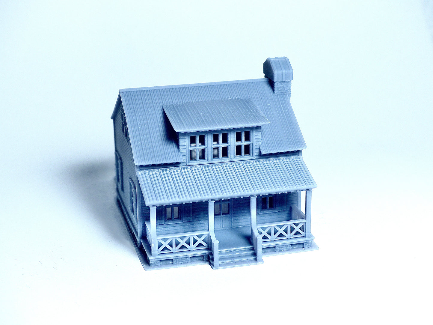 N scale Cottage with back terrace - 1:160 for Diorama modeling kit - Building#29B