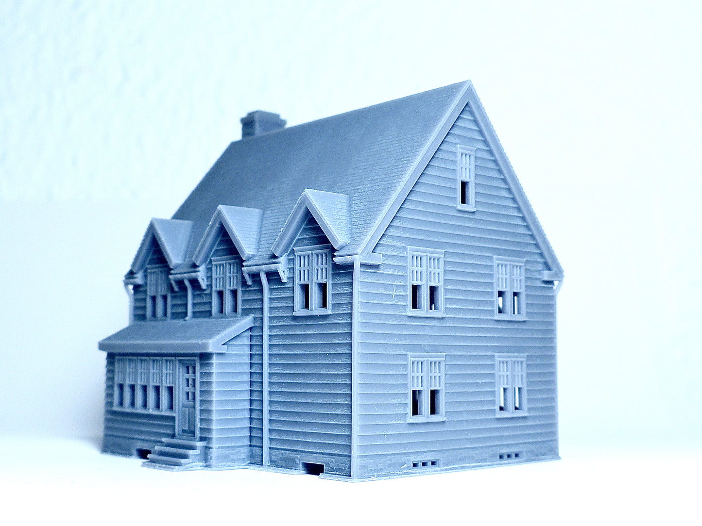 N scale Cape Cod style house - 1:160 for Diorama modeling kit - Building#28B