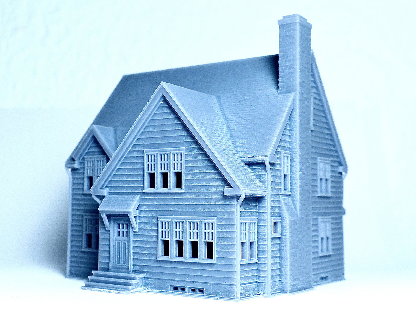 N scale Cape Cod style house - 1:160 for Diorama modeling kit - Building#28B
