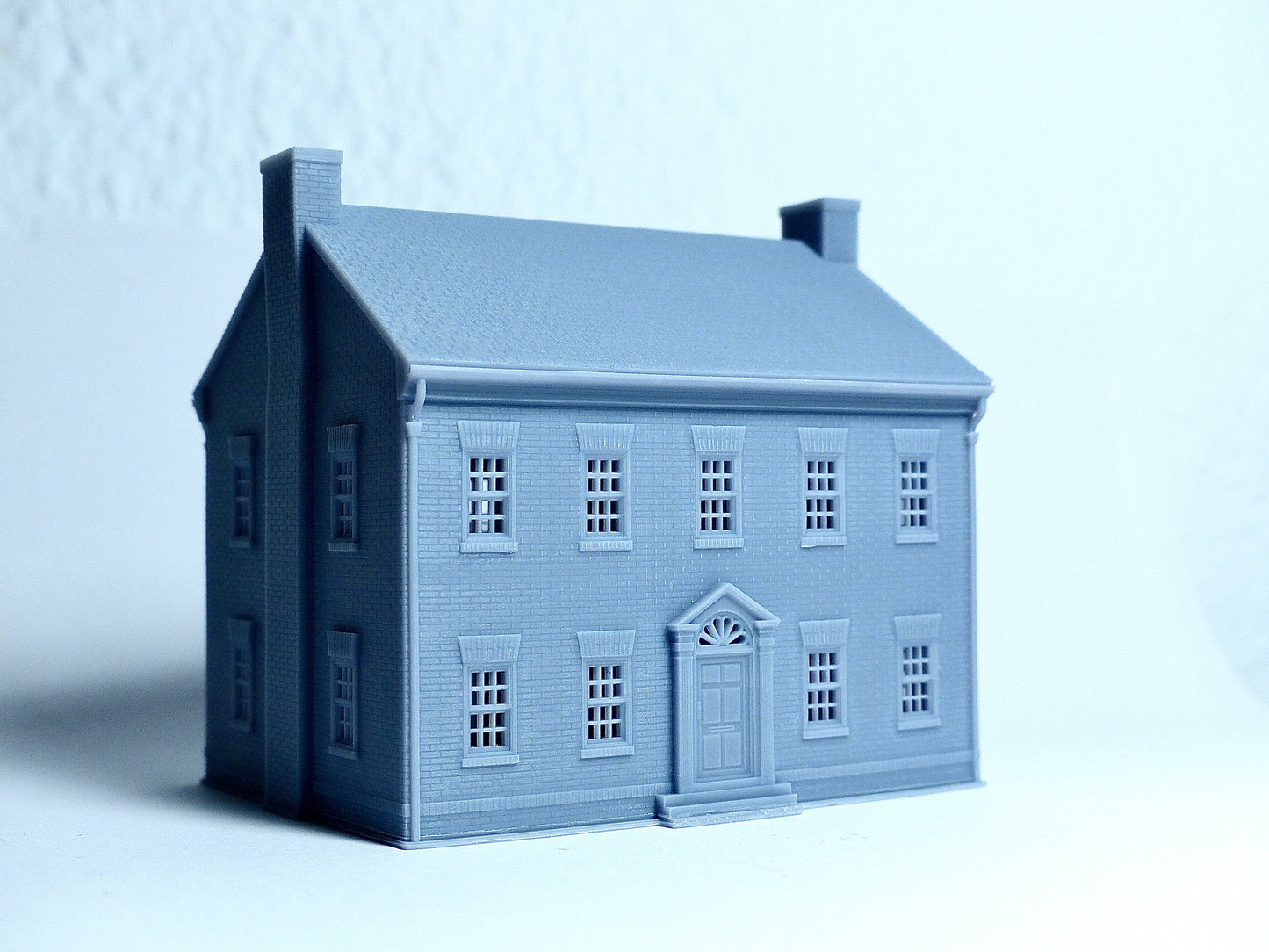 N scale British style brick house - 1:160 for Diorama modeling kit - Building#11B