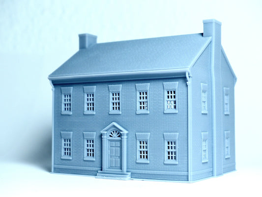 N scale British style brick house - 1:160 for Diorama modeling kit - Building#11B