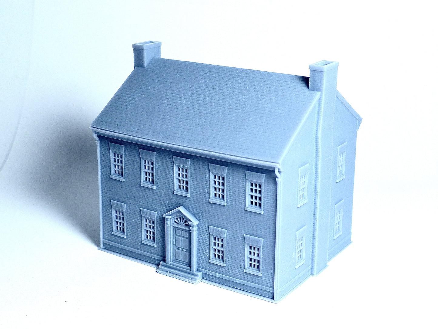 N scale British style brick house - 1:160 for Diorama modeling kit - Building#11B