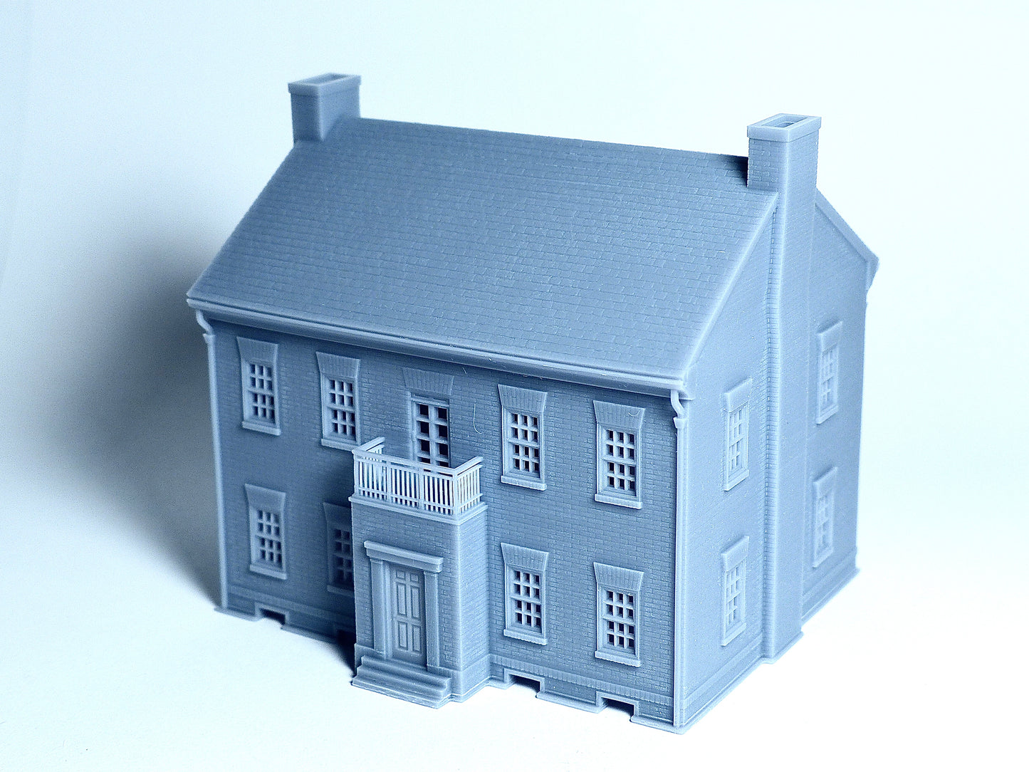 N scale British style brick house - 1:160 for Diorama modeling kit - Building#11B