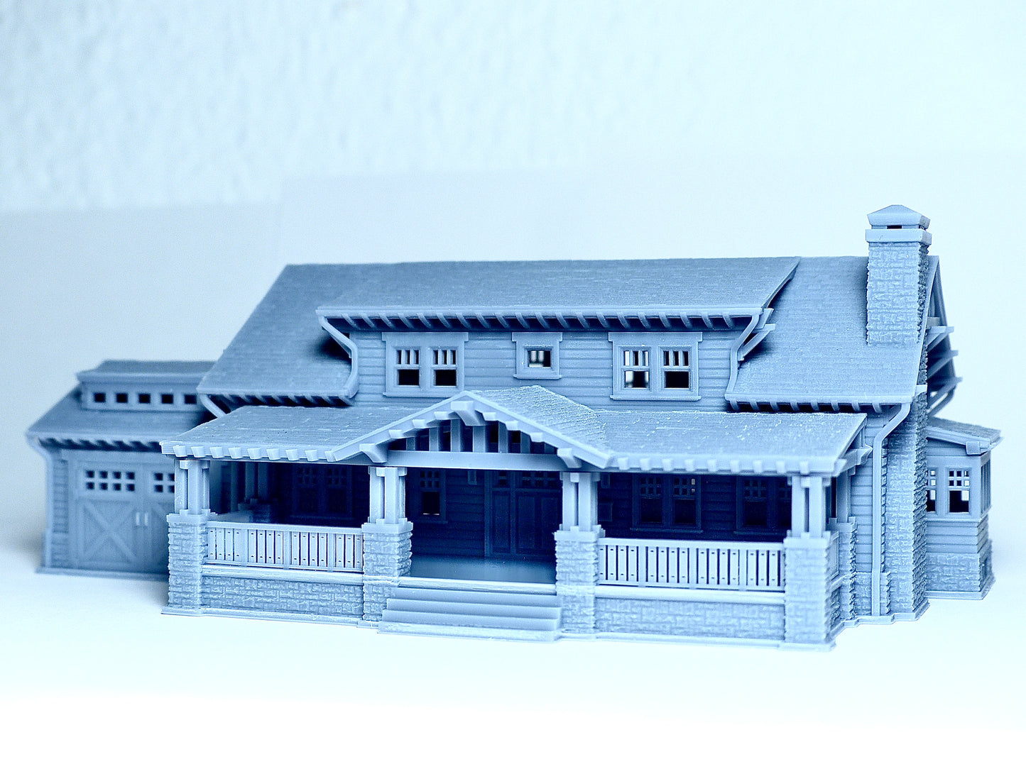 N scale Craftsman style big Chalet - 1:160 for Diorama modeling kit - Building#27G