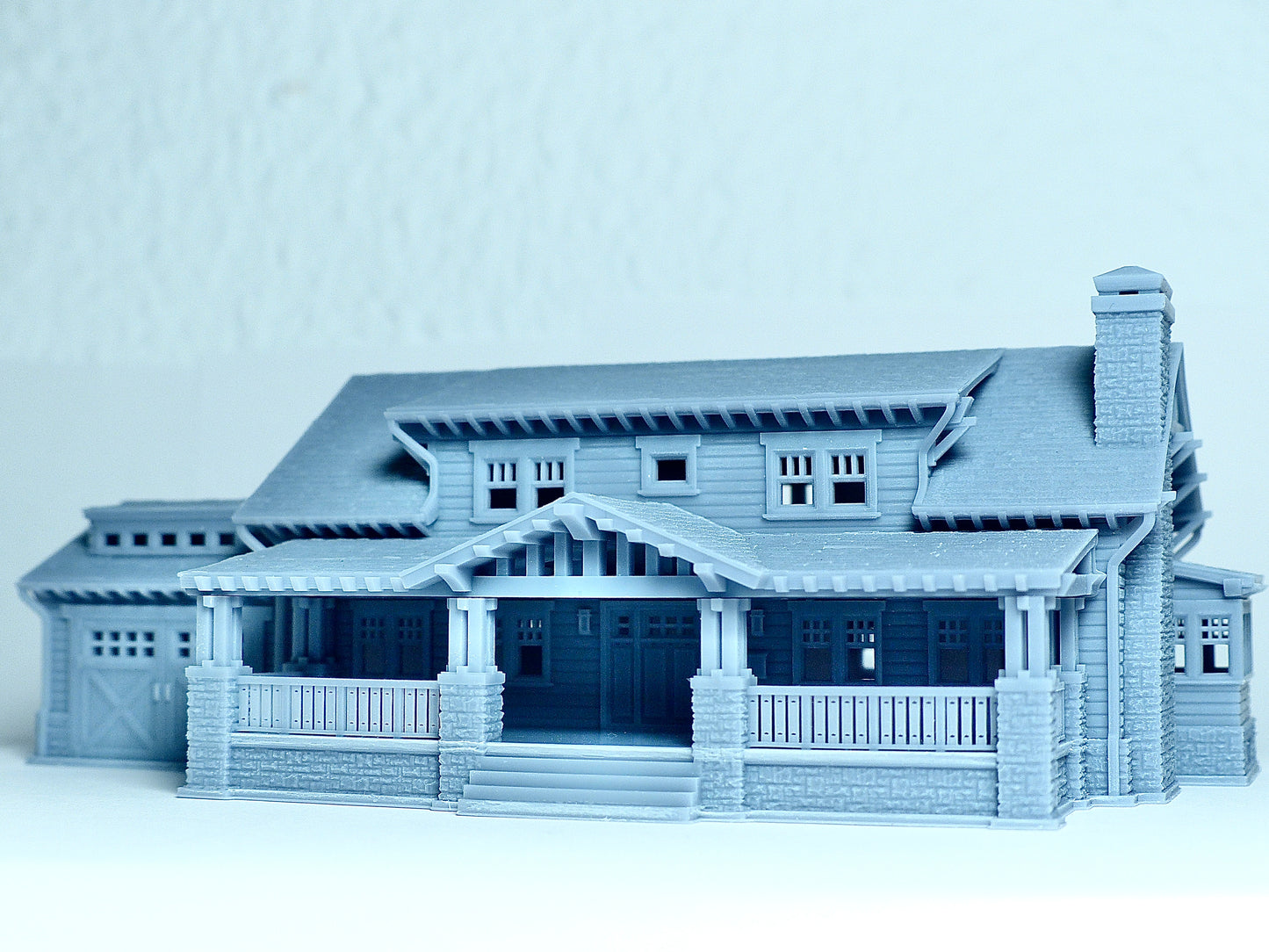 N scale Craftsman style big Chalet - 1:160 for Diorama modeling kit - Building#27G