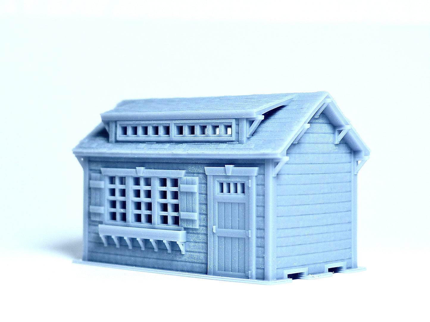 N scale Garden Shed Craftsman style - 1:160 for Diorama modeling kit - Building#27H