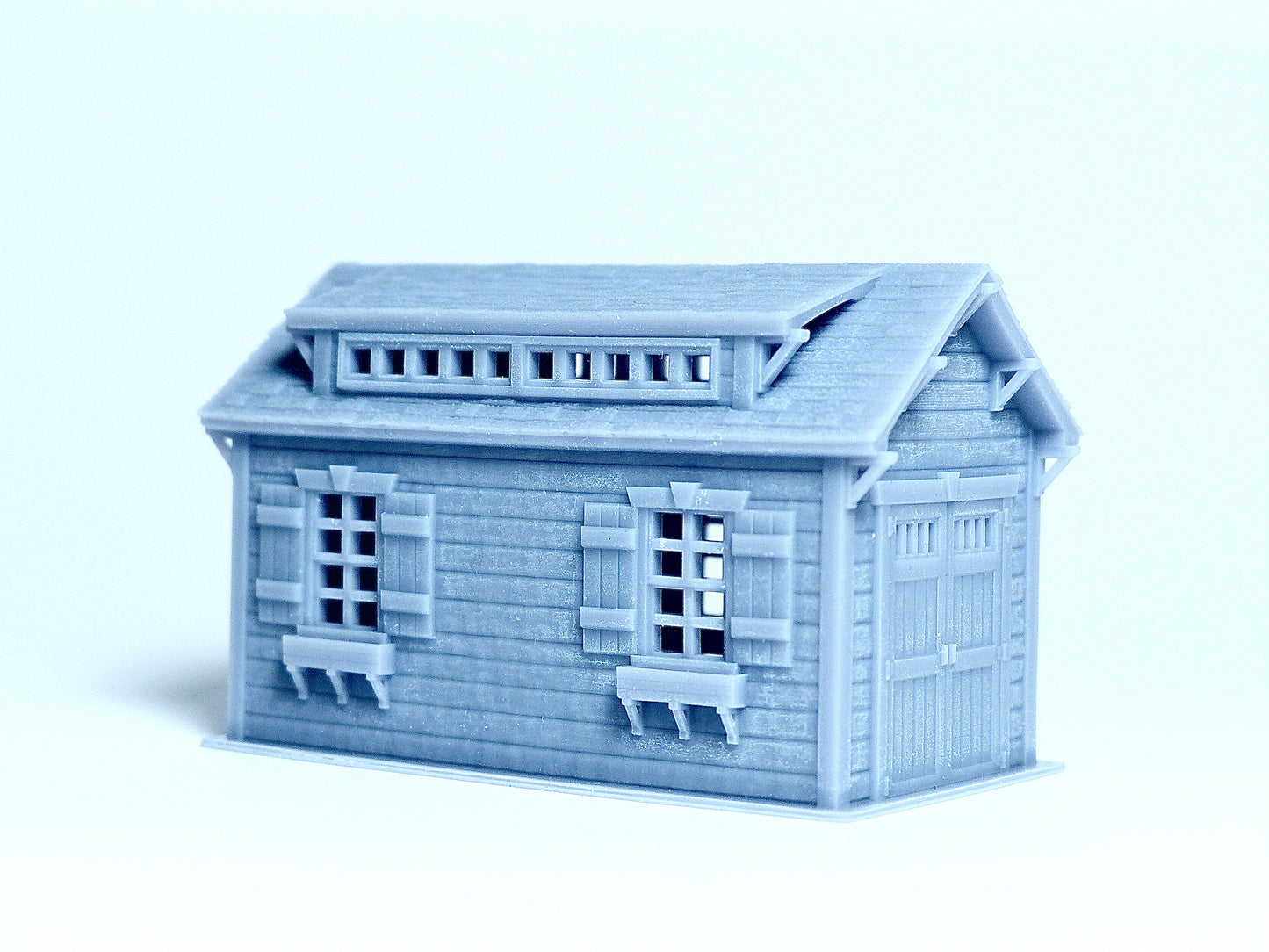 N scale Garden Shed Craftsman style - 1:160 for Diorama modeling kit - Building#27H
