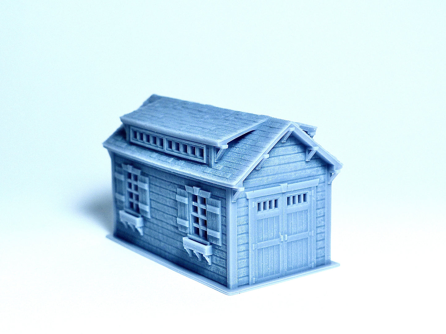 N scale Garden Shed Craftsman style - 1:160 for Diorama modeling kit - Building#27H