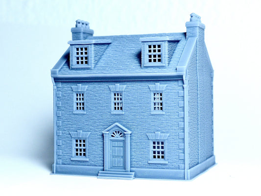 N scale British brick house - 1:160 for Diorama modeling kit - Building#11C