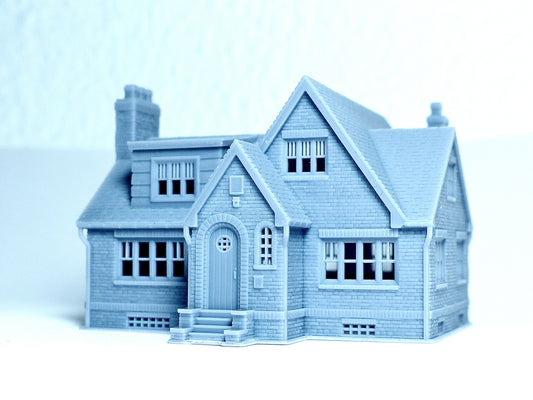 N scale Brick Cottage - 1:160 for Diorama modeling kit - Building#30